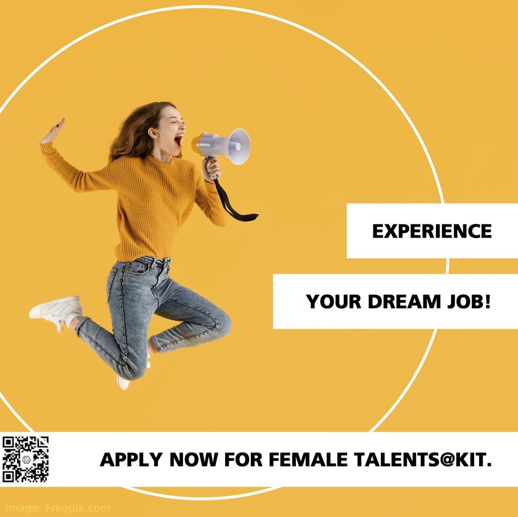 News Announcement Apply Now for FemaleTalents@KIT